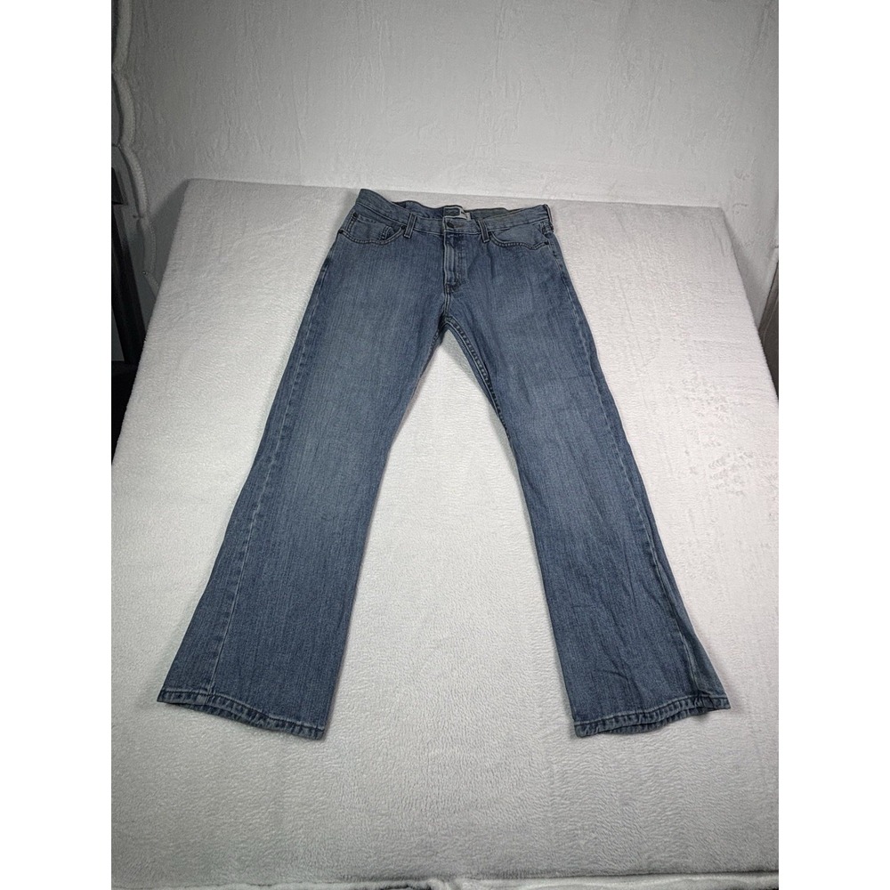 Signature by Levi Strauss Gold Jeans Mens 34x30 Blue Bootcut Light Wash Denim